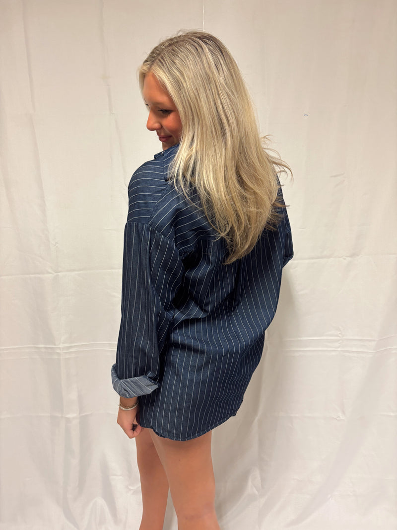 Farrah Denim Short Set