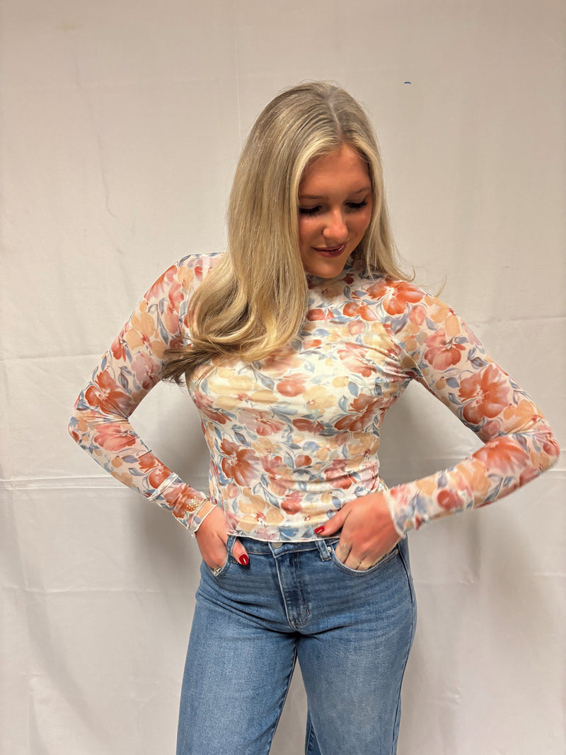 Jess Floral Top